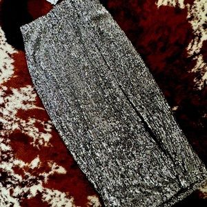 NWT - TopShop Sequins Skirt w/ Slit